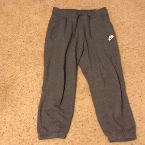 Nike capris sweats